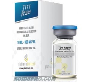 TDT Rapid 300 for sale | Rapid ester blend 300 mg x 10ml Vial | Platinum Biotech